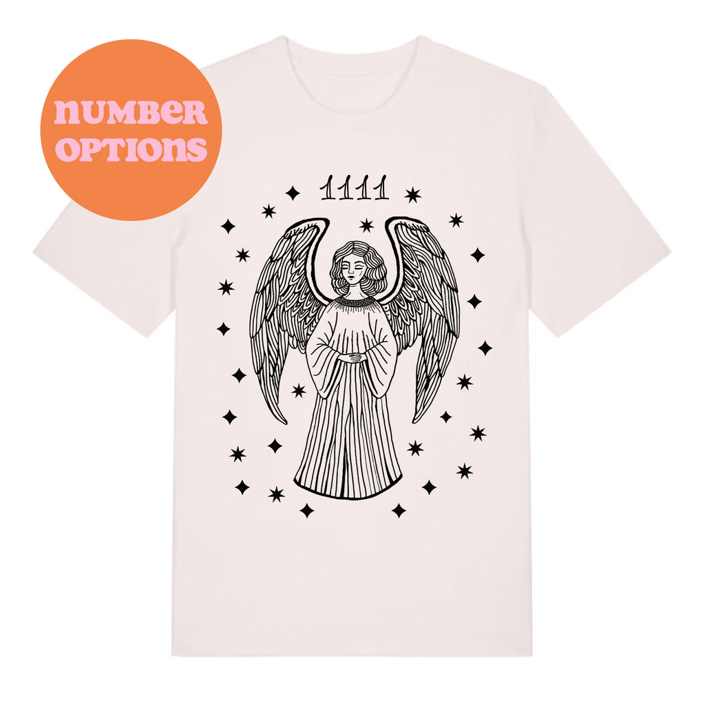 Angel Numbers 4‑Digit T‑Shirt – Premium Organic Cotton Unisex Tee