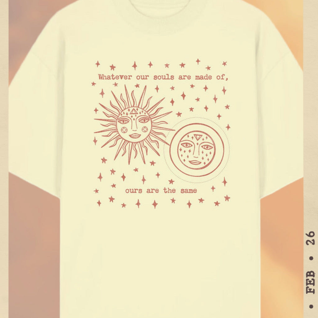 Sun and Moon - Oversized Boho Tee