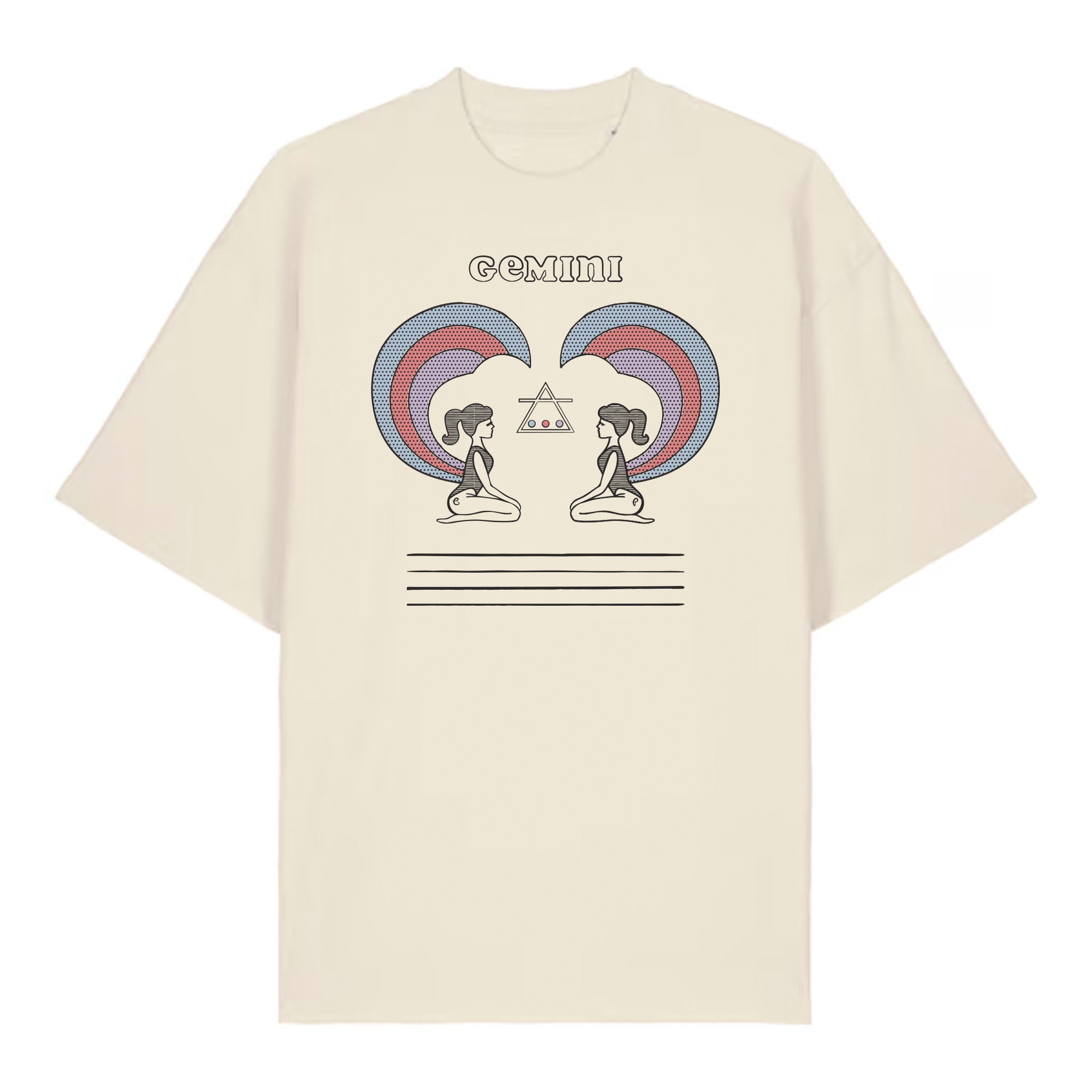 Gemini Zodiac T-Shirt – Oversized Boyfriend Tee