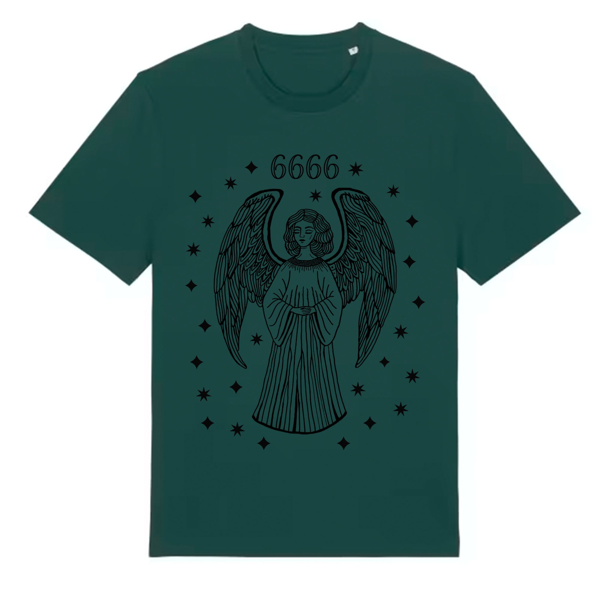 6666 Angel Numbers - Premium Organic Cotton Ethical Tee
