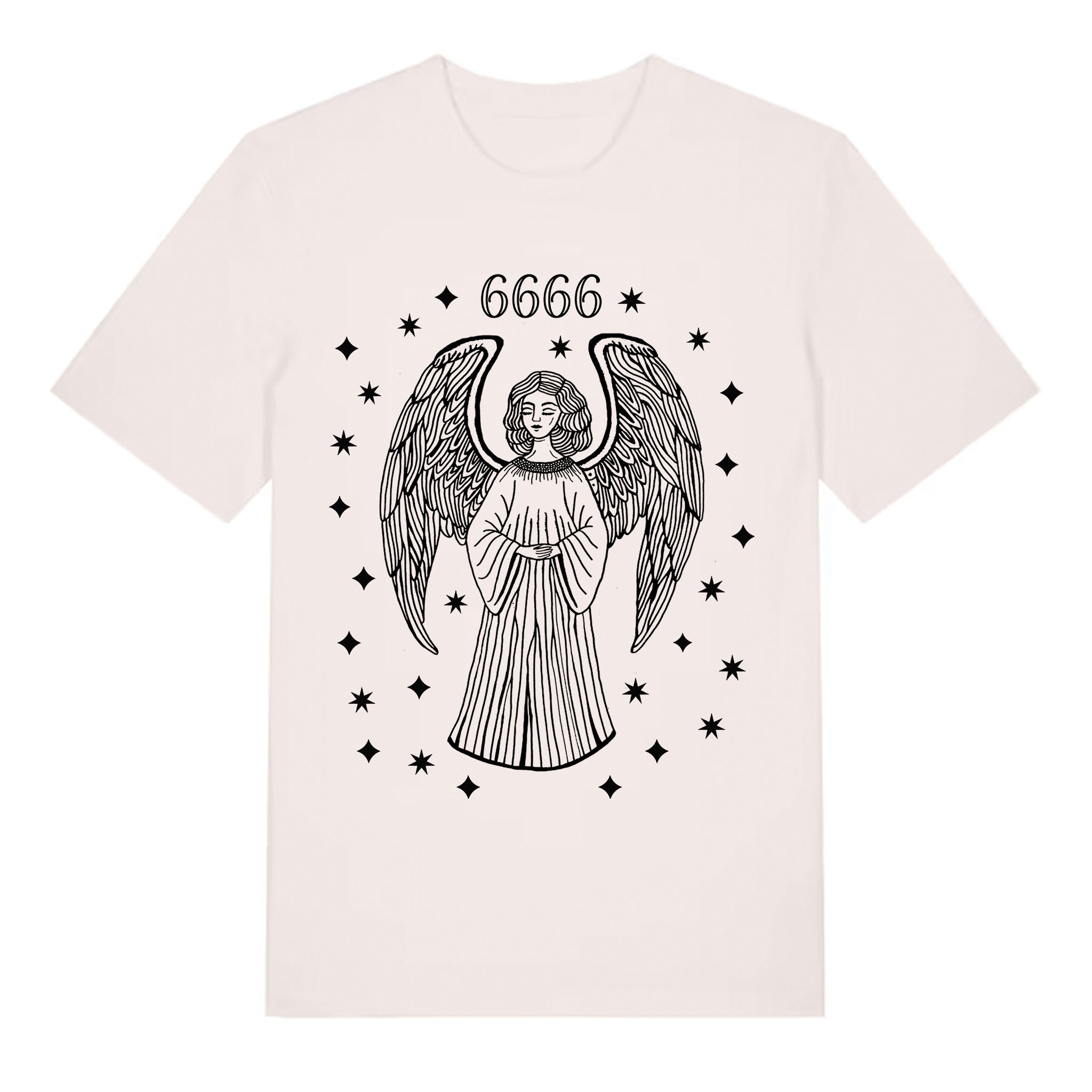 6666 Angel Numbers - Premium Organic Cotton Ethical Tee