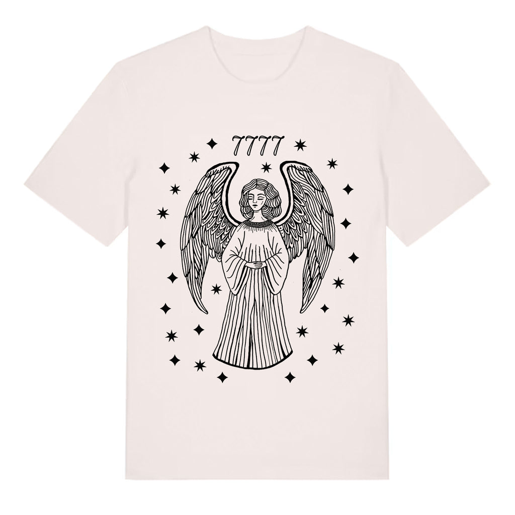 7777 Angel Numbers - Premium Organic Cotton Ethical Tee
