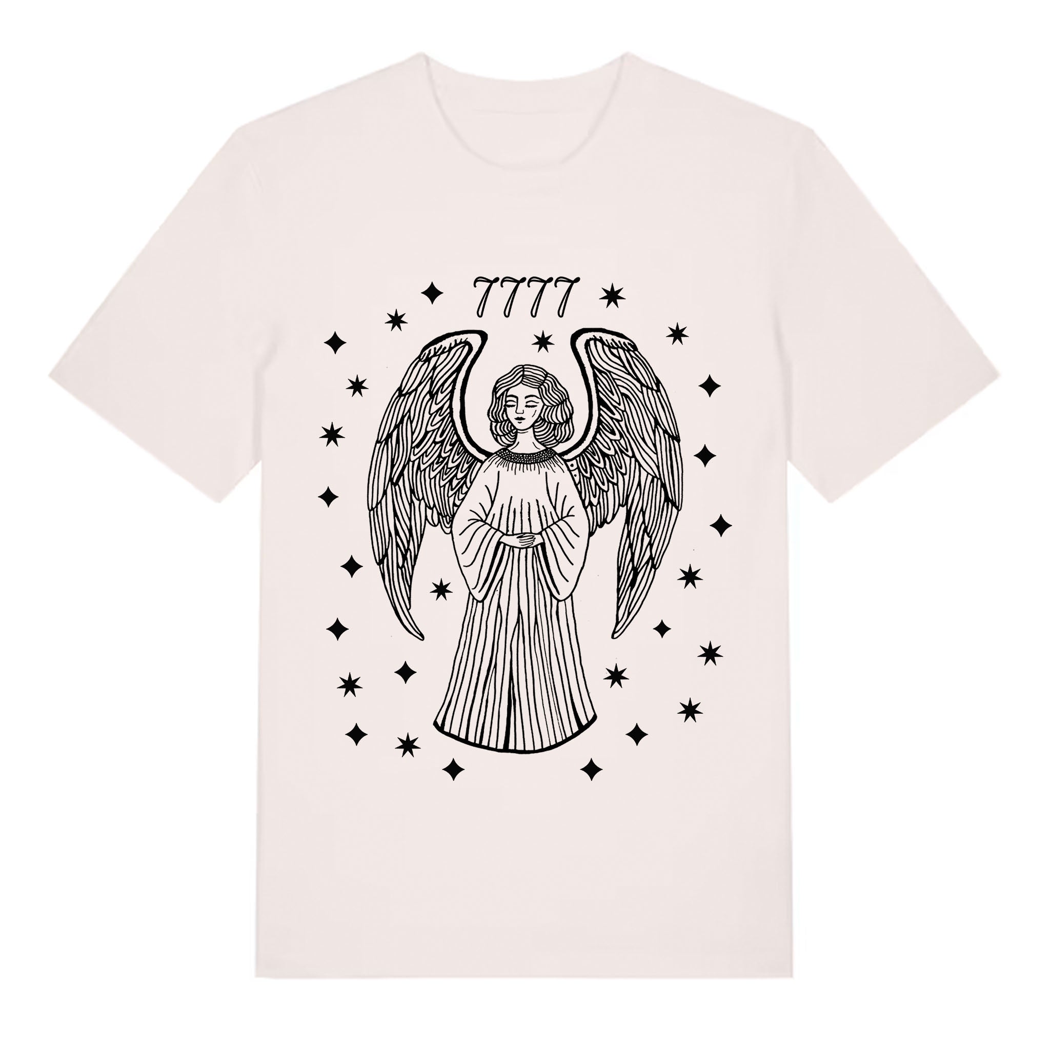 7777 Angel Numbers - Premium Organic Cotton Ethical Tee