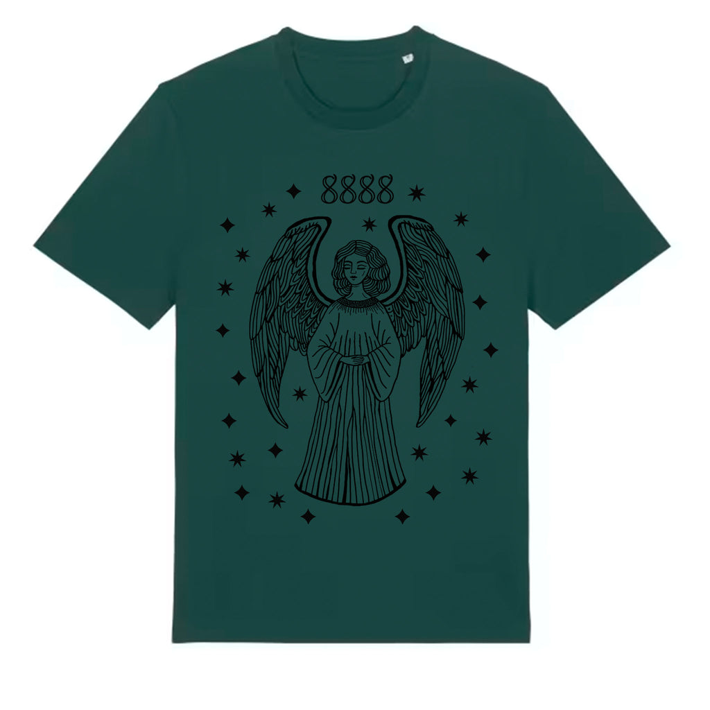 8888 Angel Numbers - Premium Organic Cotton Ethical Tee