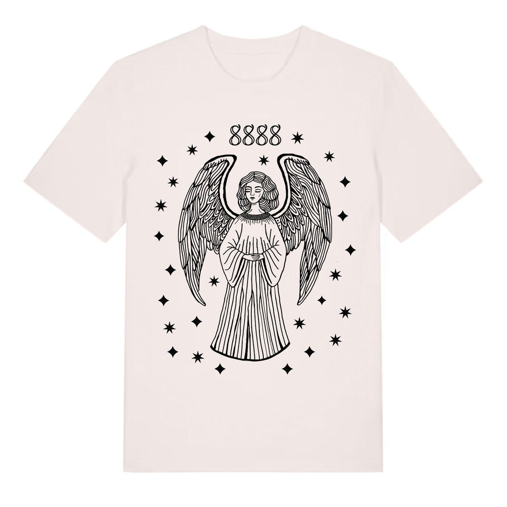 8888 Angel Numbers - Premium Organic Cotton Ethical Tee