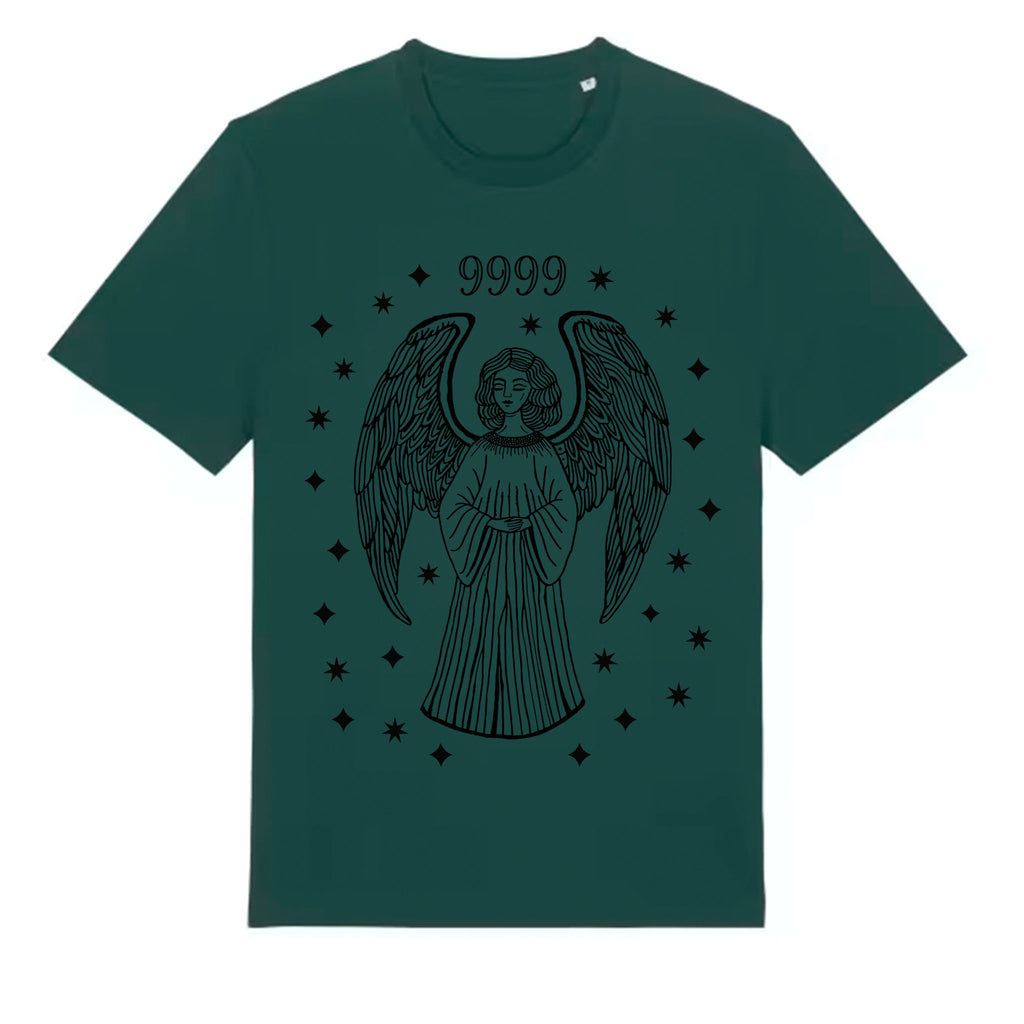 9999 Angel Numbers - Premium Organic Cotton Ethical Tee