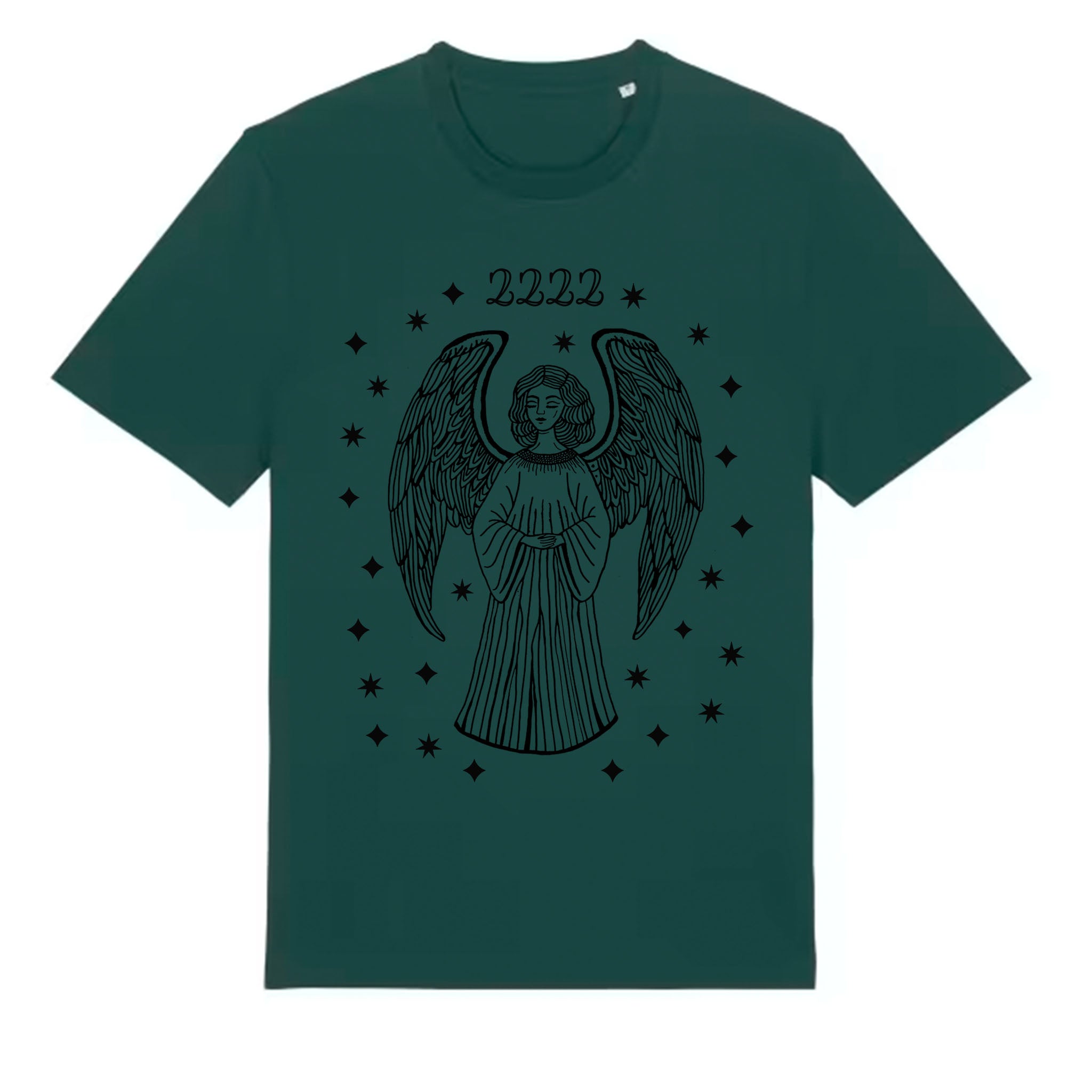 2222 Angel Numbers - Unisex Fit Organic Cotton Tee