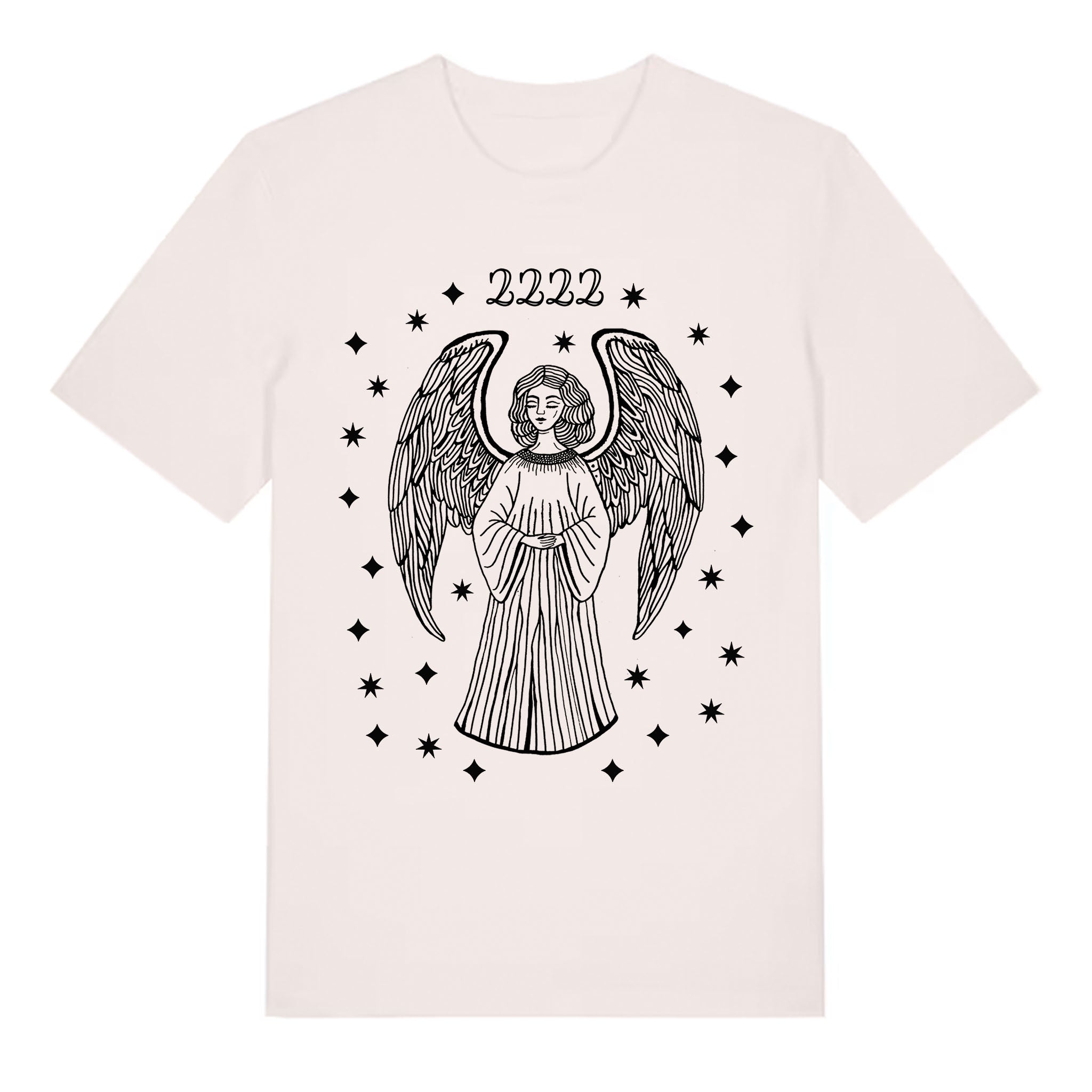 2222 Angel Numbers - Unisex Fit Organic Cotton Tee