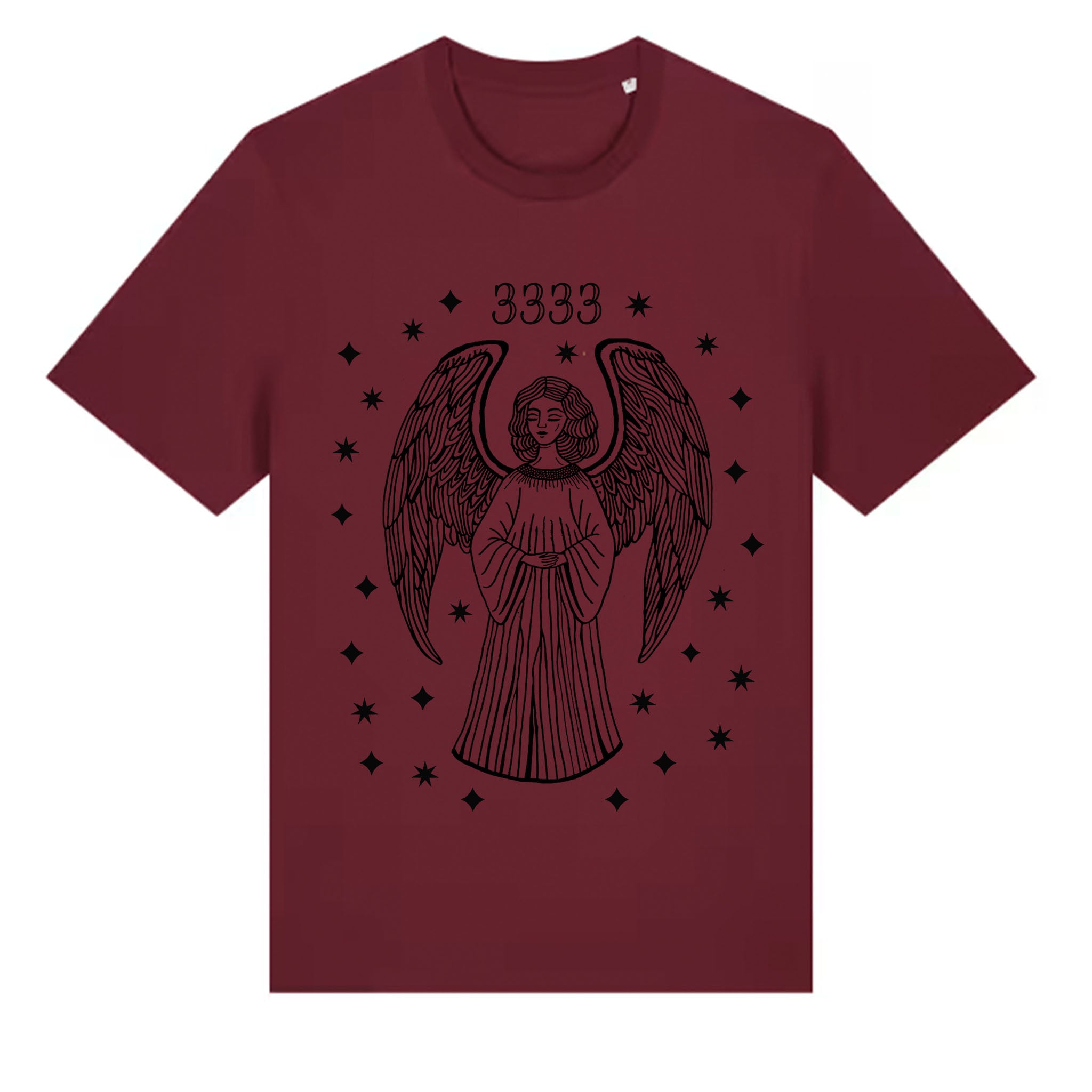 3333 Angel Numbers - Unisex Fit Organic Cotton Tee