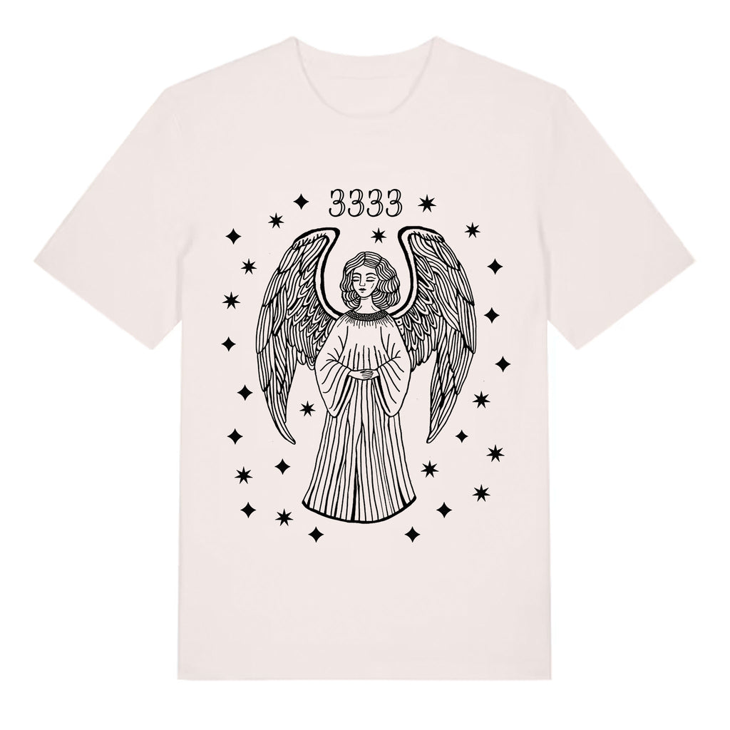 3333 Angel Numbers - Unisex Fit Organic Cotton Tee
