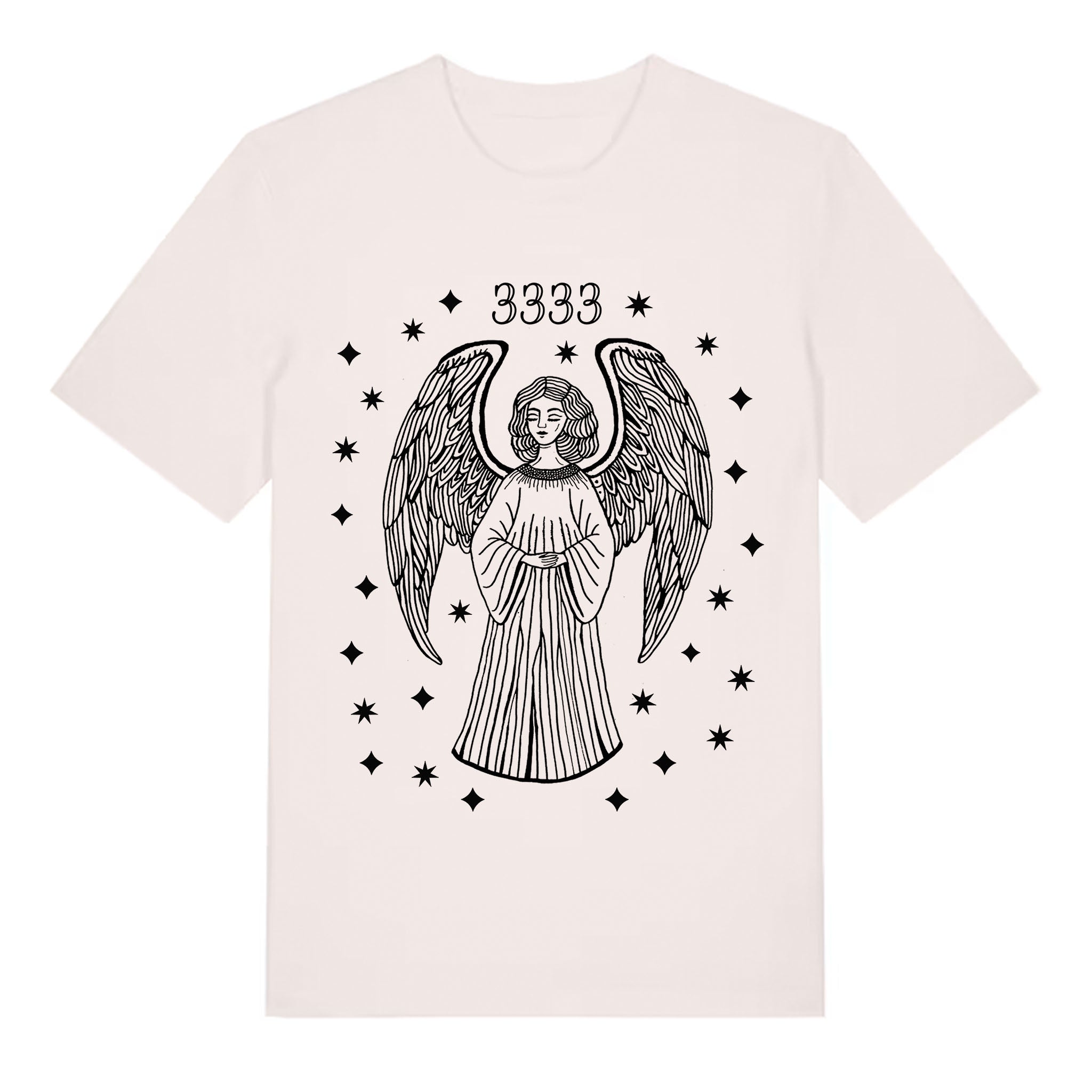 3333 Angel Numbers - Unisex Fit Organic Cotton Tee