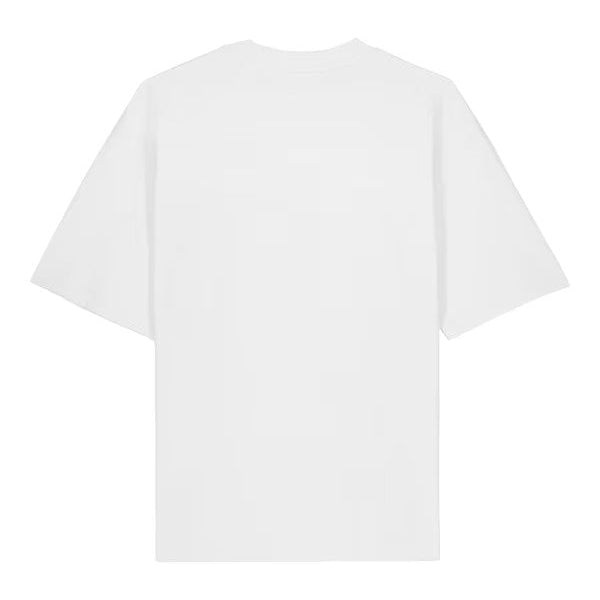 White t-shirt on a white background