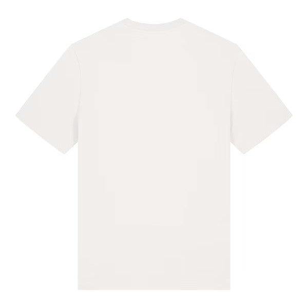 Plain white t-shirt back view