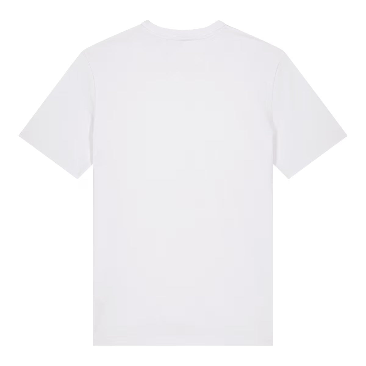 Plain white t-shirt on a white background