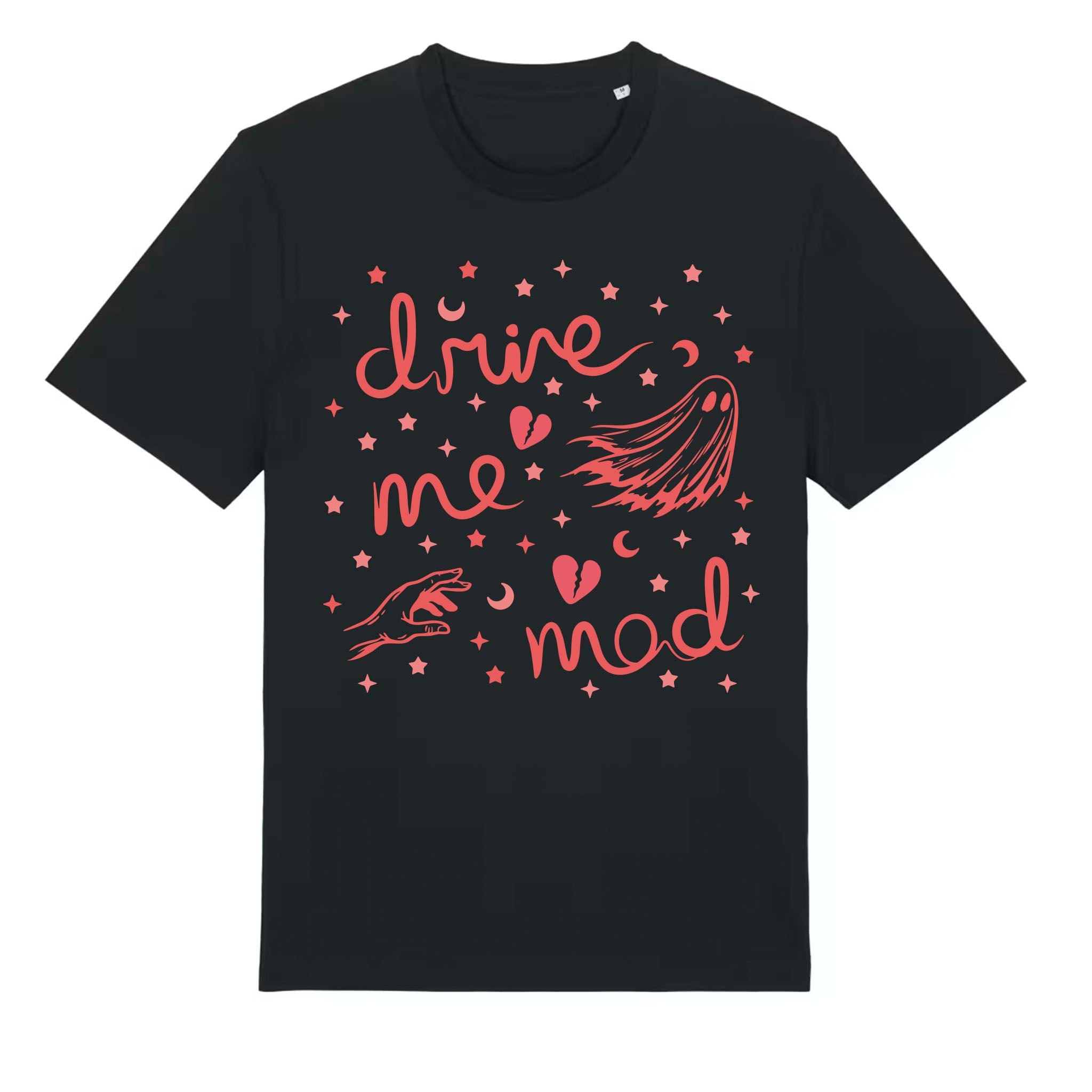 Drive Me Mad - Black Unisex Cotton Tee