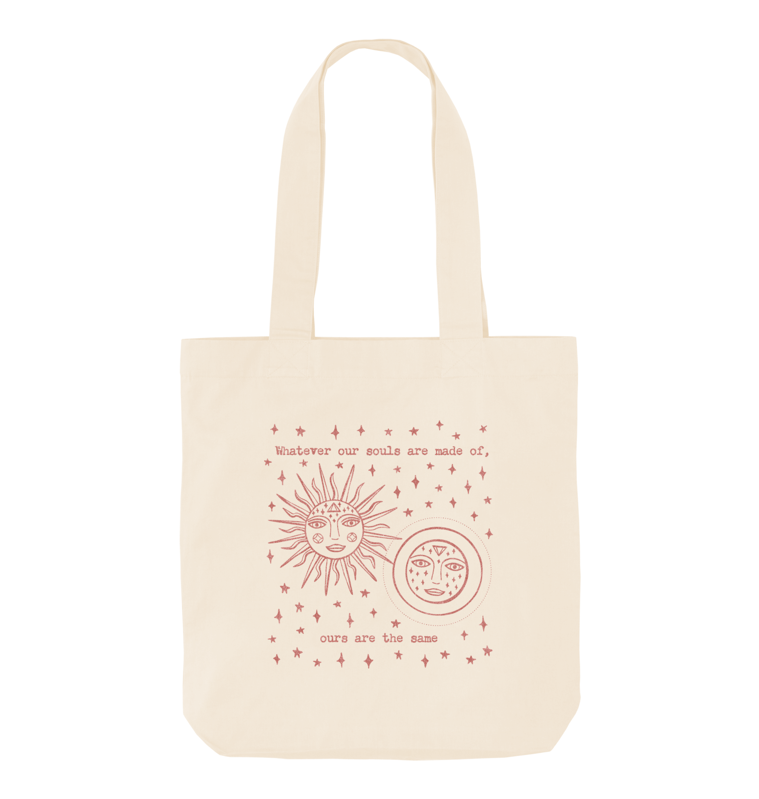 Natural Printed Bag Front