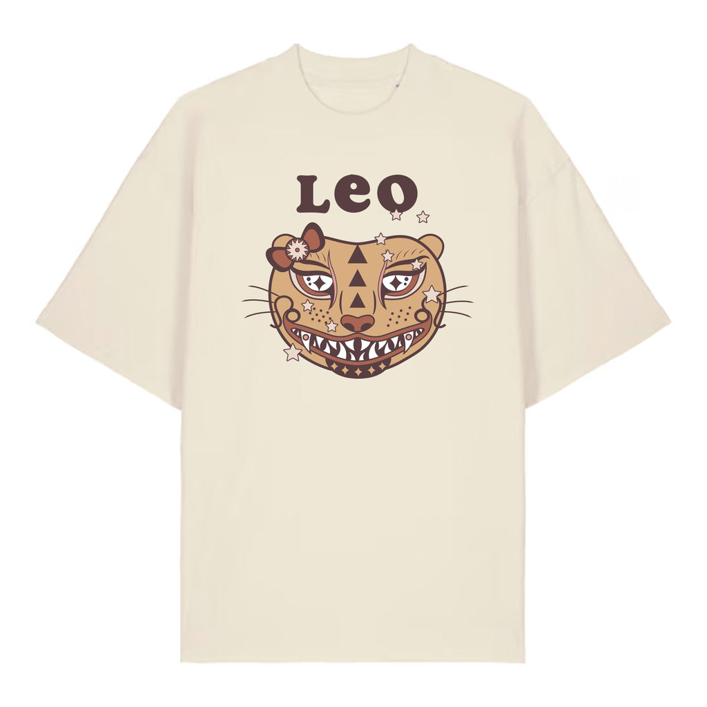 Leo Zodiac T-Shirt – Oversized Boyfriend Tee