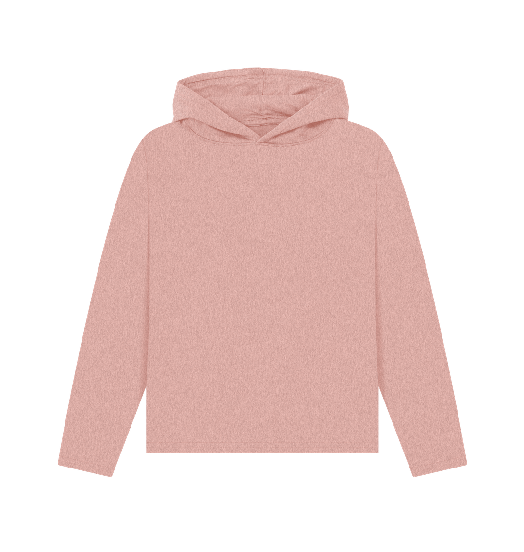Sunset Pink Recycled Hoody Front