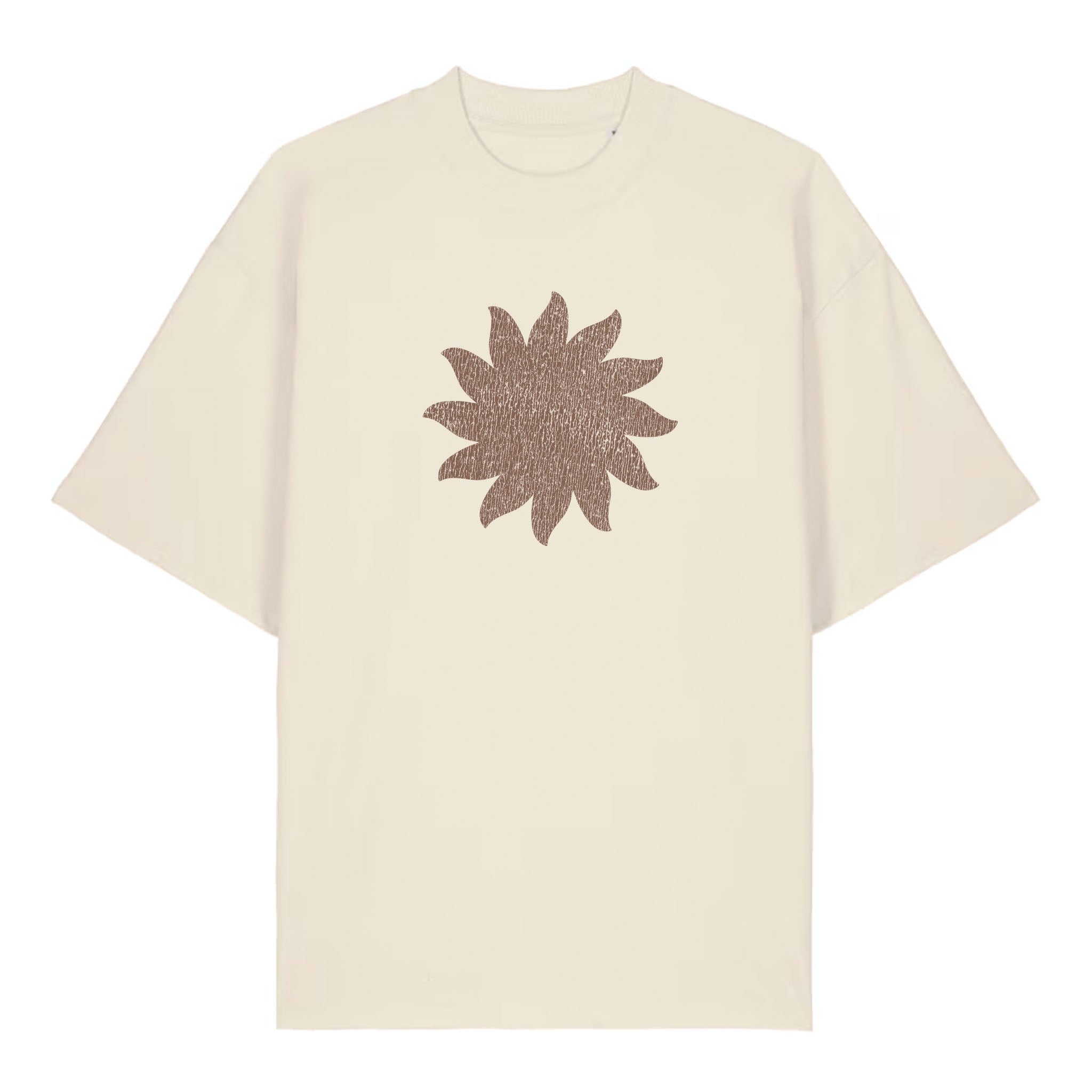 Minimalist Numerology - 1 - Oversized Natural Organic Cotton