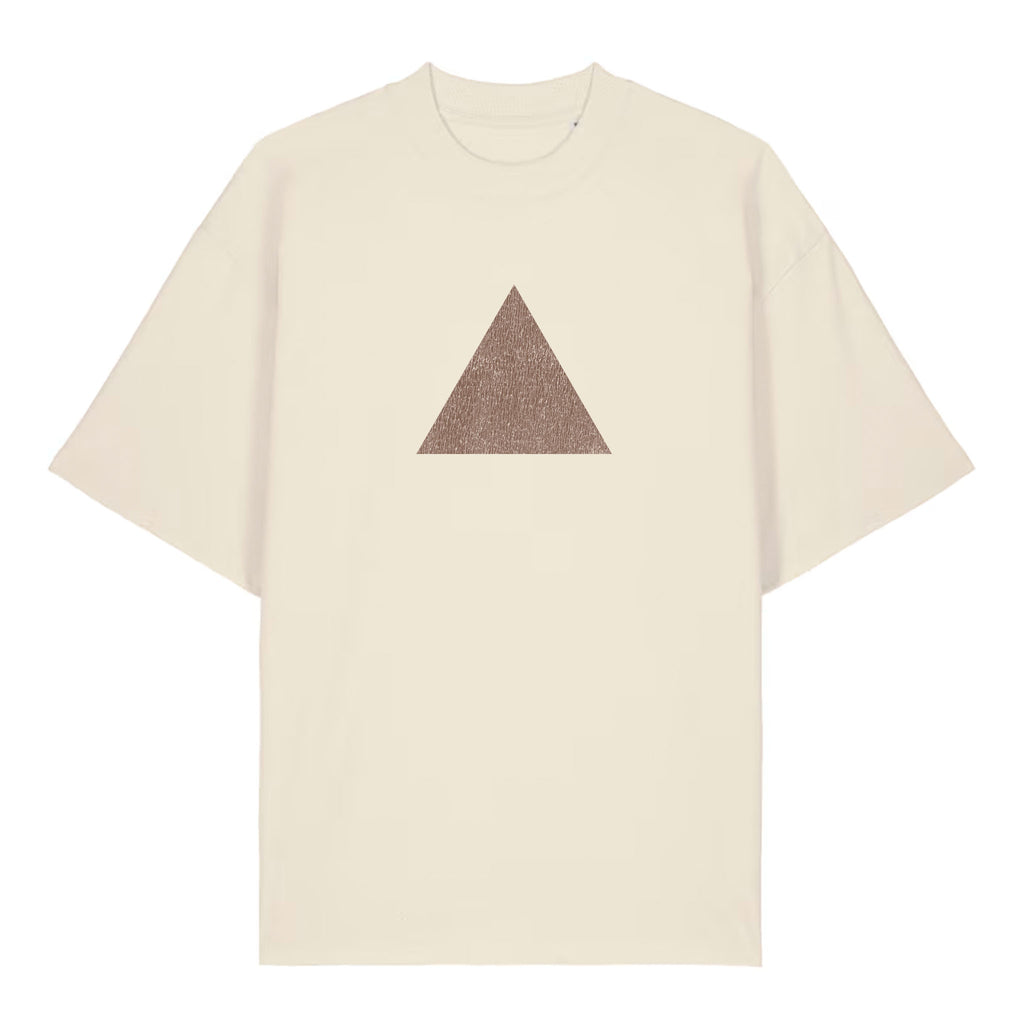 Minimalist Numerology - 3 - Oversized Natural Organic Cotton
