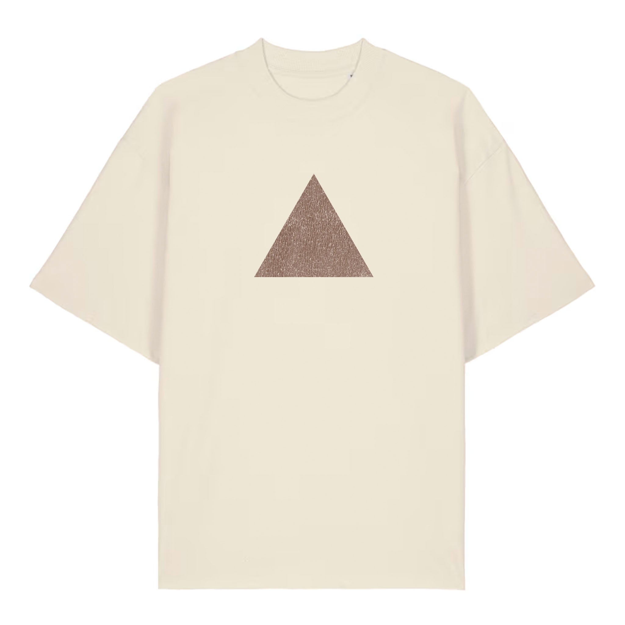 Minimalist Numerology - 3 - Oversized Natural Organic Cotton