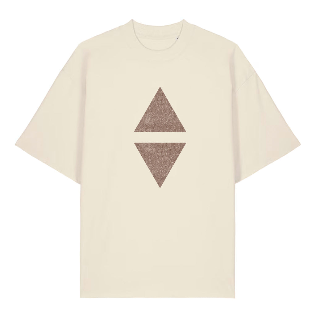 Minimalist Numerology - 33 - Oversized Natural Organic Cotton