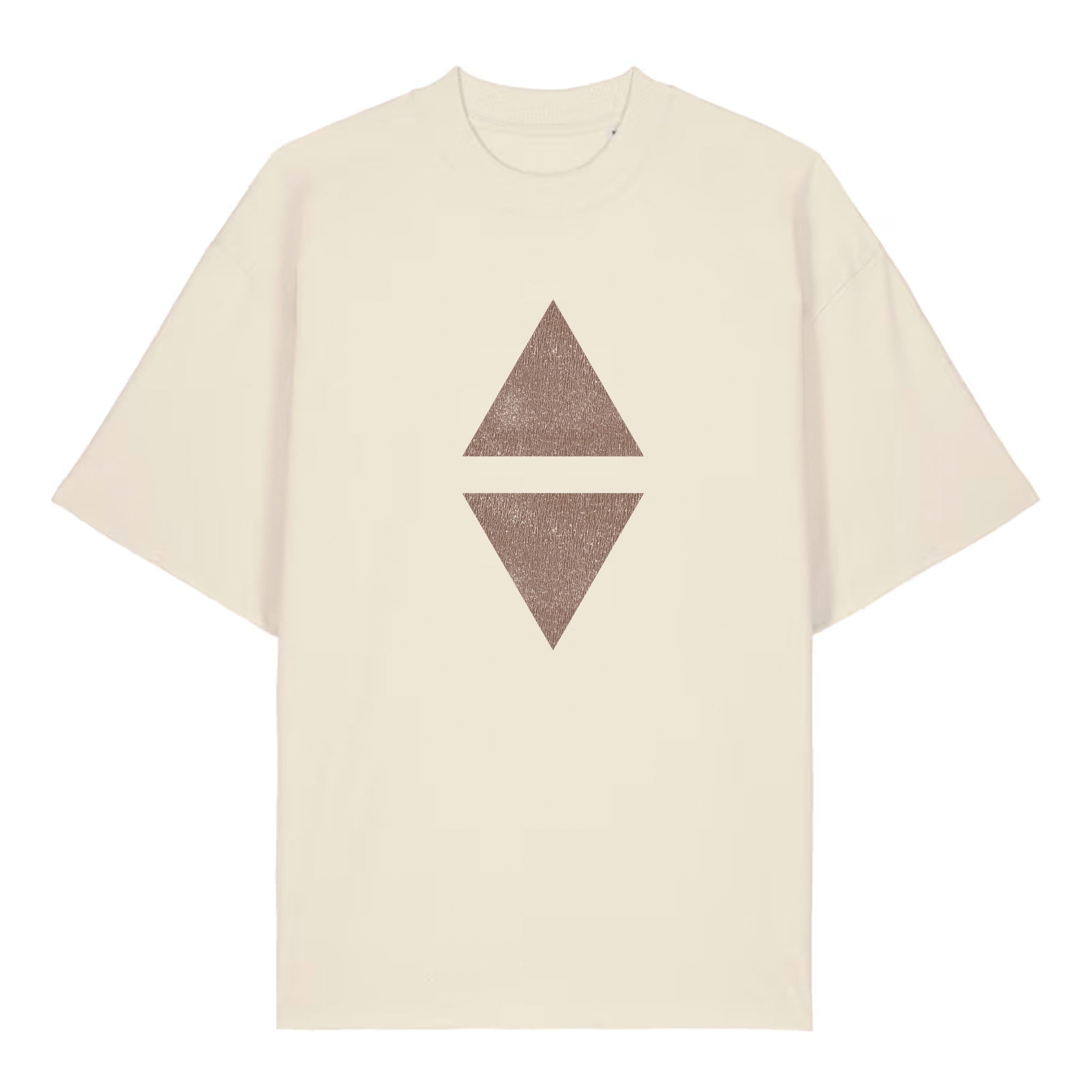 Minimalist Numerology - 33 - Oversized Natural Organic Cotton