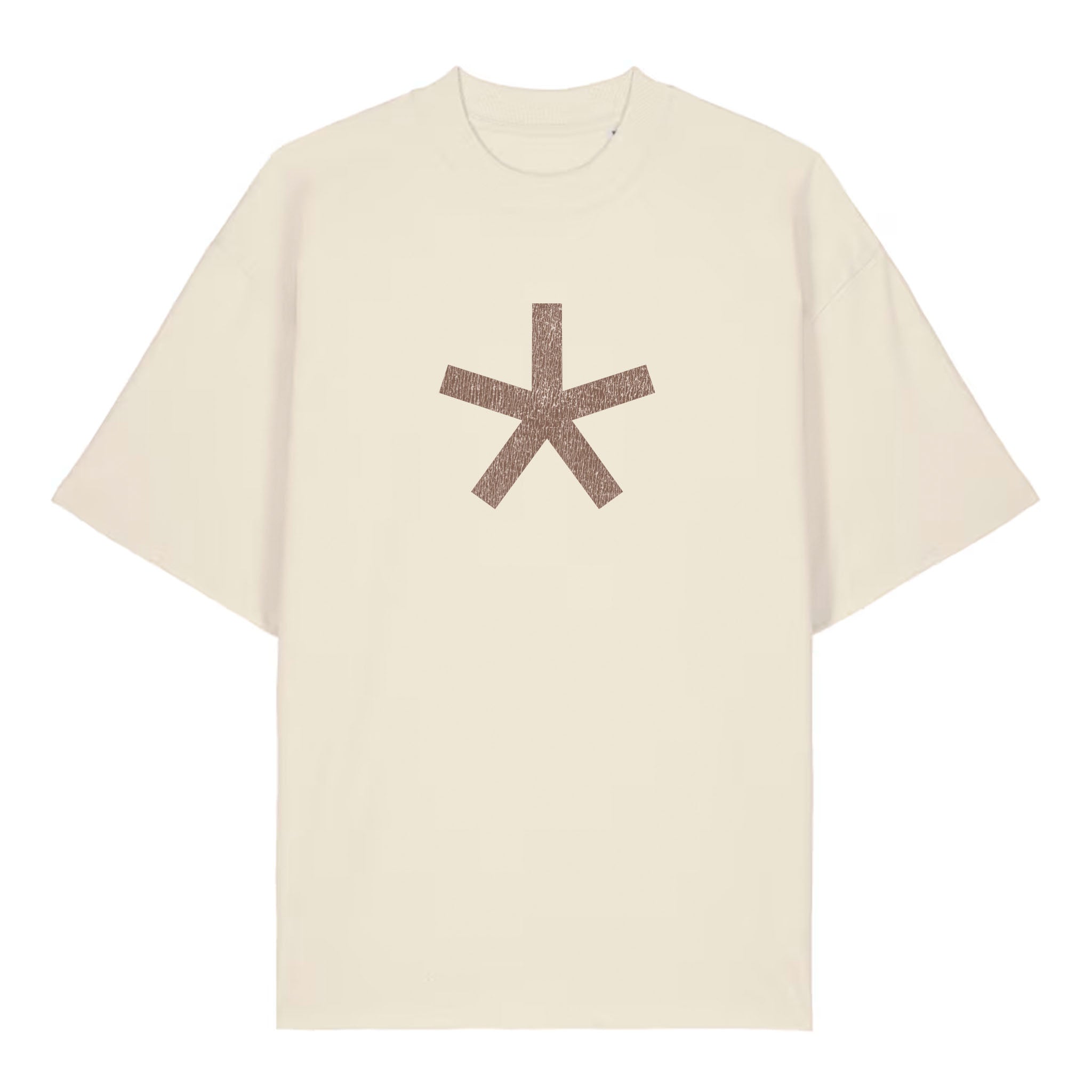 Minimalist Numerology - 5 - Oversized Natural Organic Cotton (Copy)