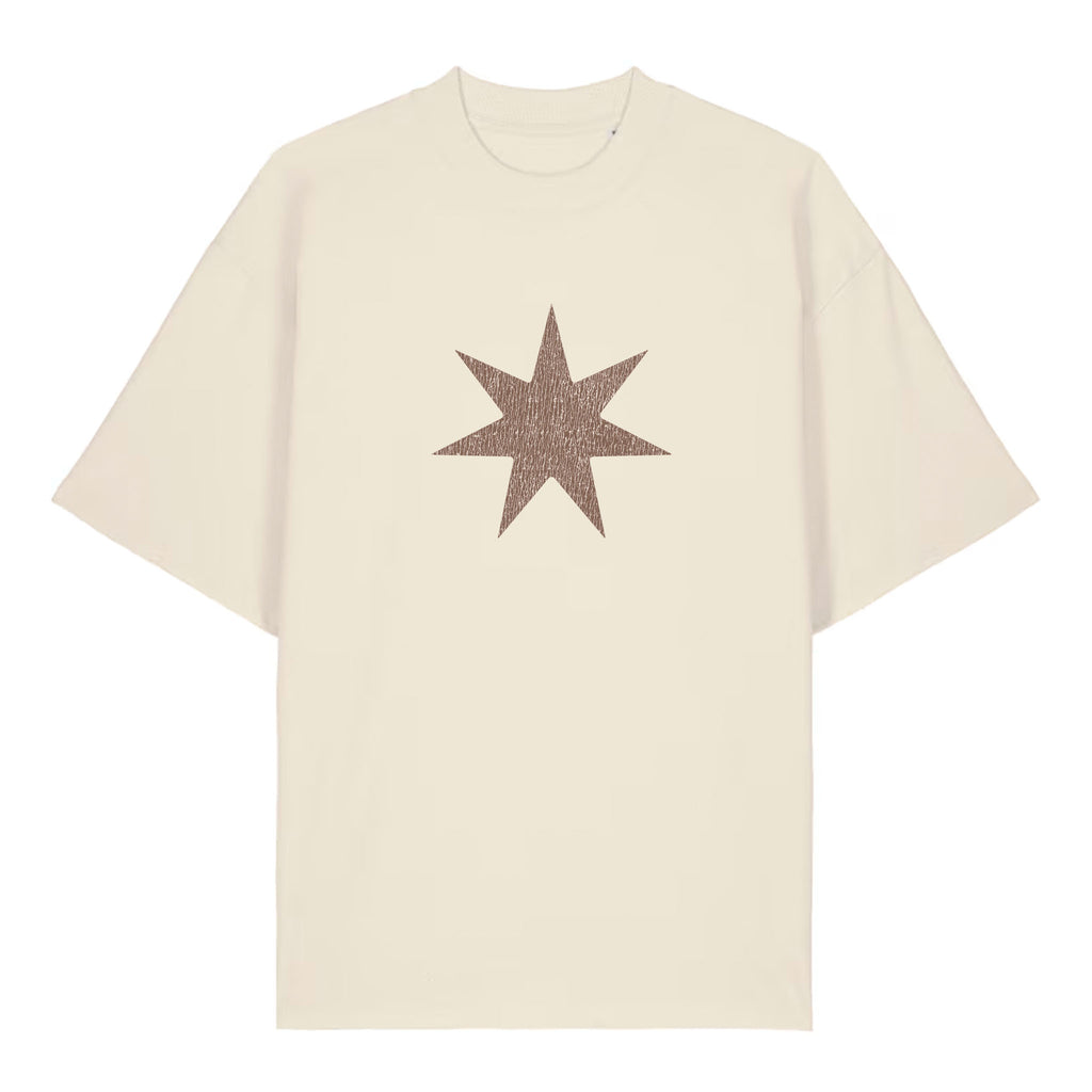 Minimalist Numerology - 7 - Oversized Natural Organic Cotton