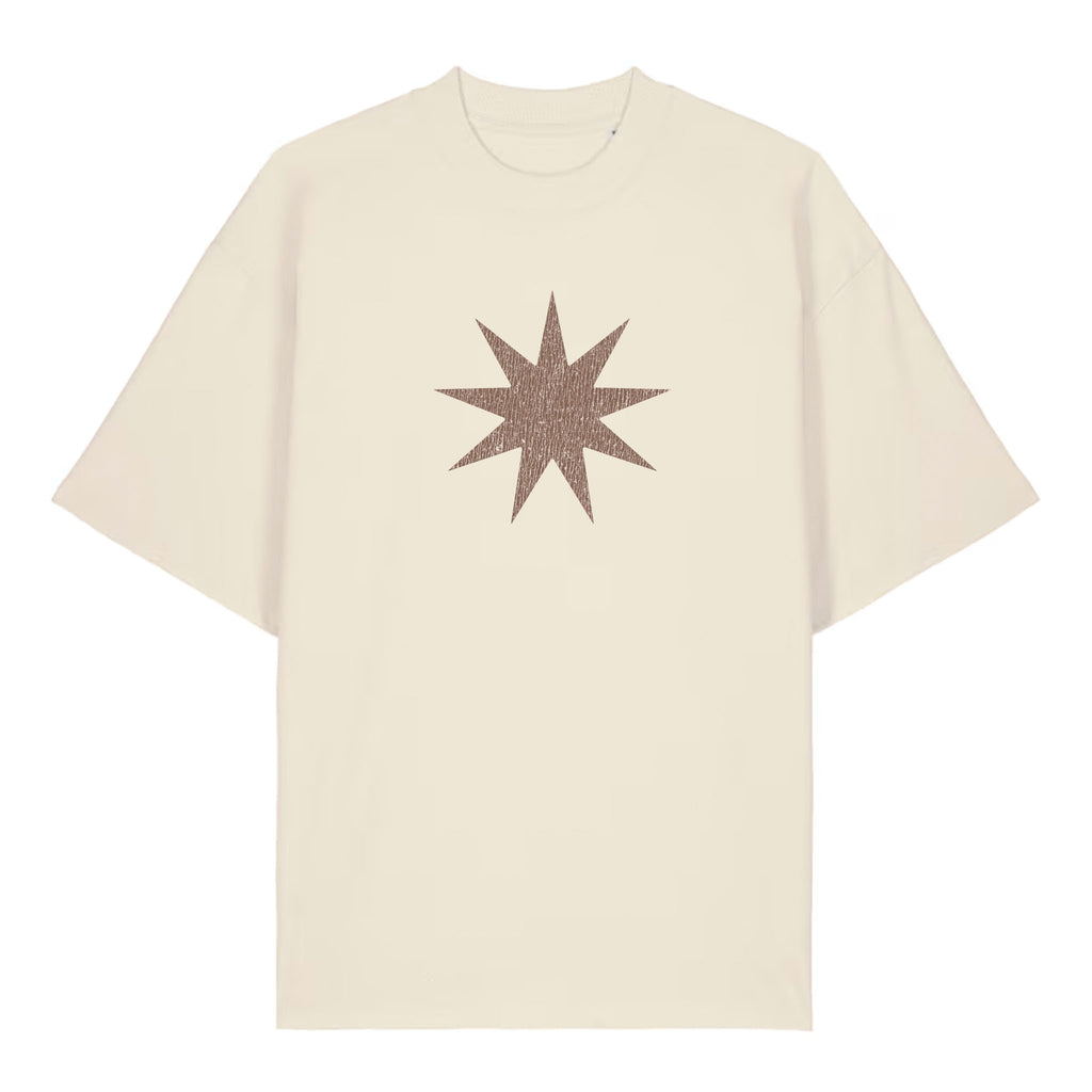 Minimalist Numerology - 9 - Oversized Natural Organic Cotton