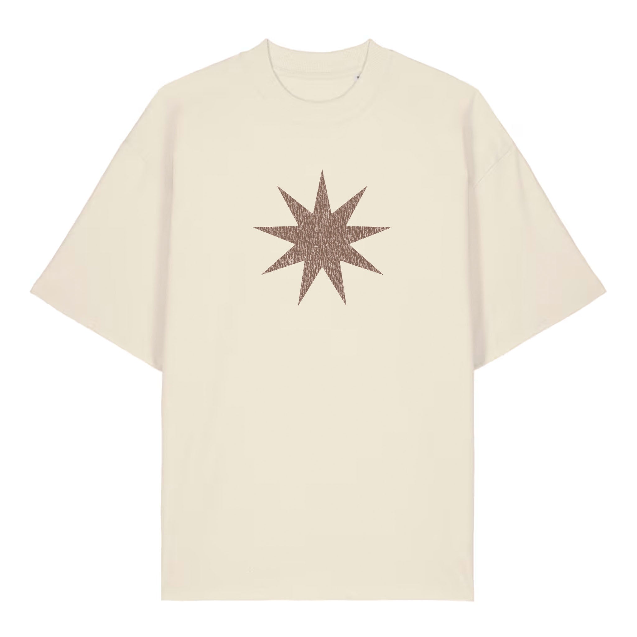 Minimalist Numerology - 9 - Oversized Natural Organic Cotton