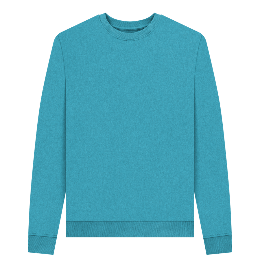 Ocean Blue Recycled Printed Sweater Front