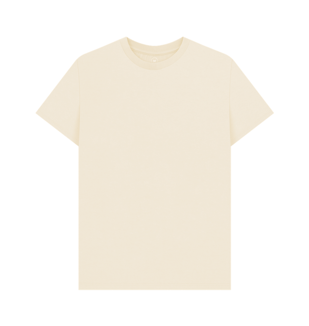 Natural Recycled Printed T-Shirt Front