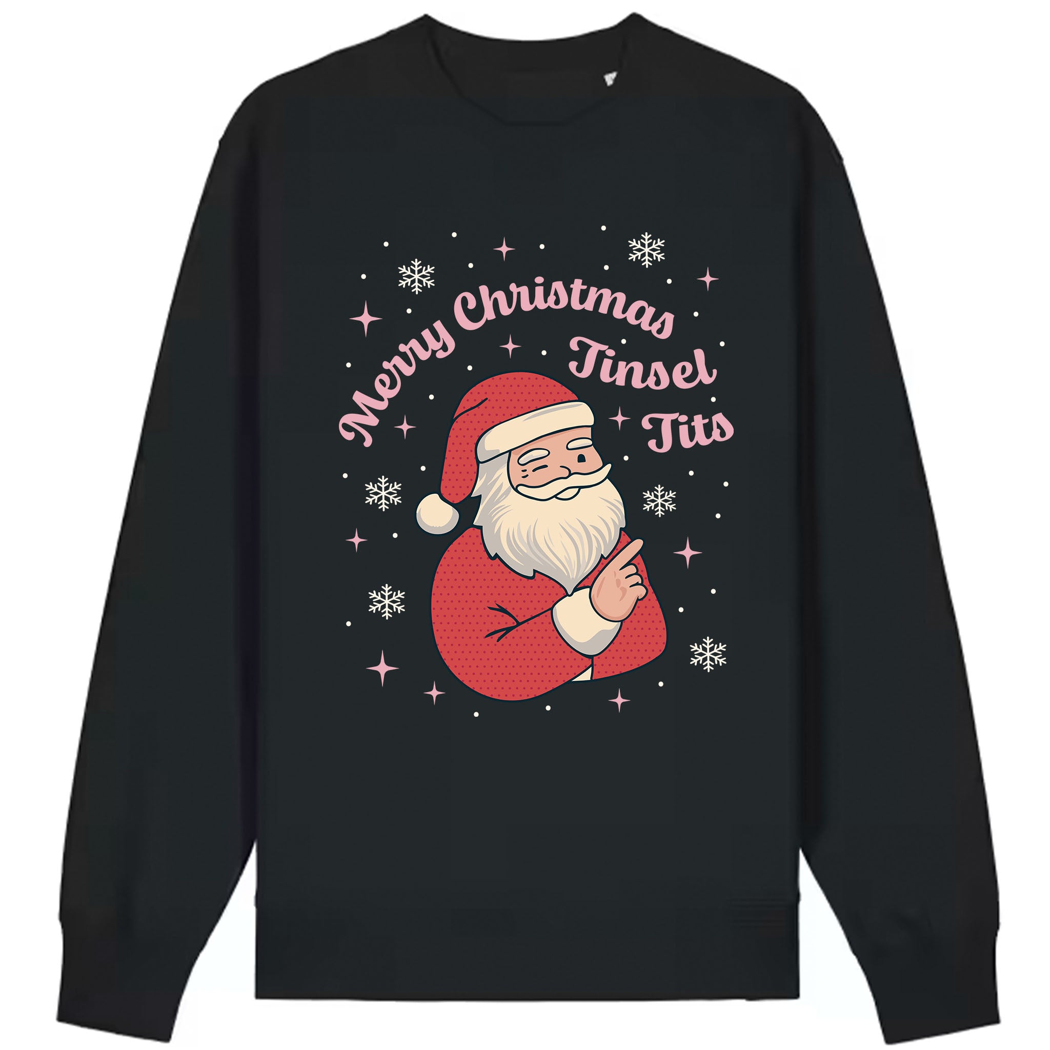Merry Christmas Tinsel Tits Jumper – Naughty & Nice Edition