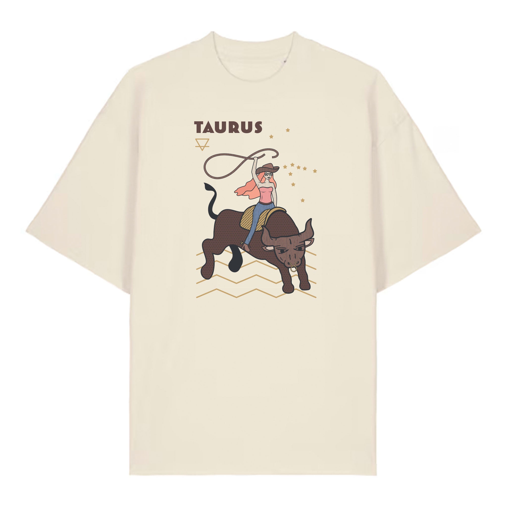 Taurus Zodiac T-Shirt – Oversized Boyfriend Tee