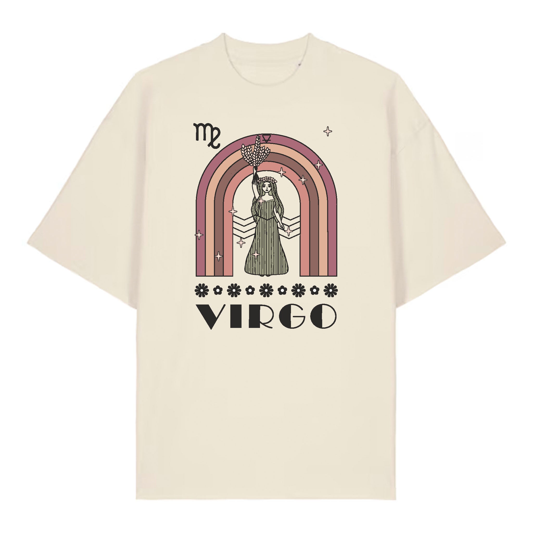 Virgo Zodiac T-Shirt – Oversized Boyfriend Tee
