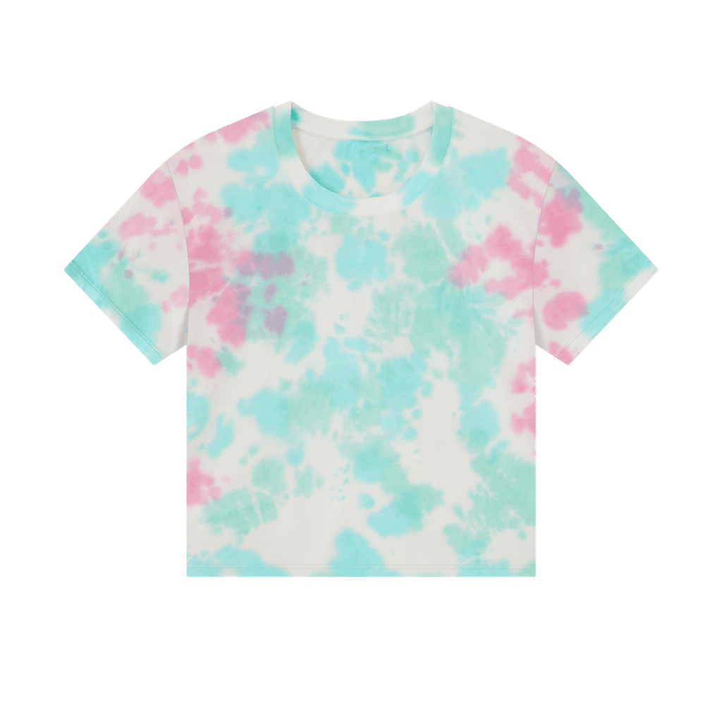 Pastel Tie Dye Printed T-shirt Front