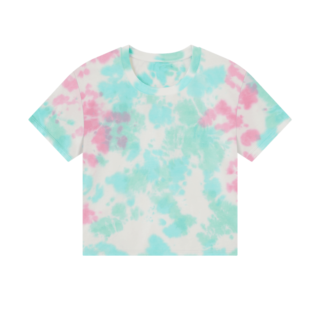 Pastel Tie Dye Printed T-shirt Front