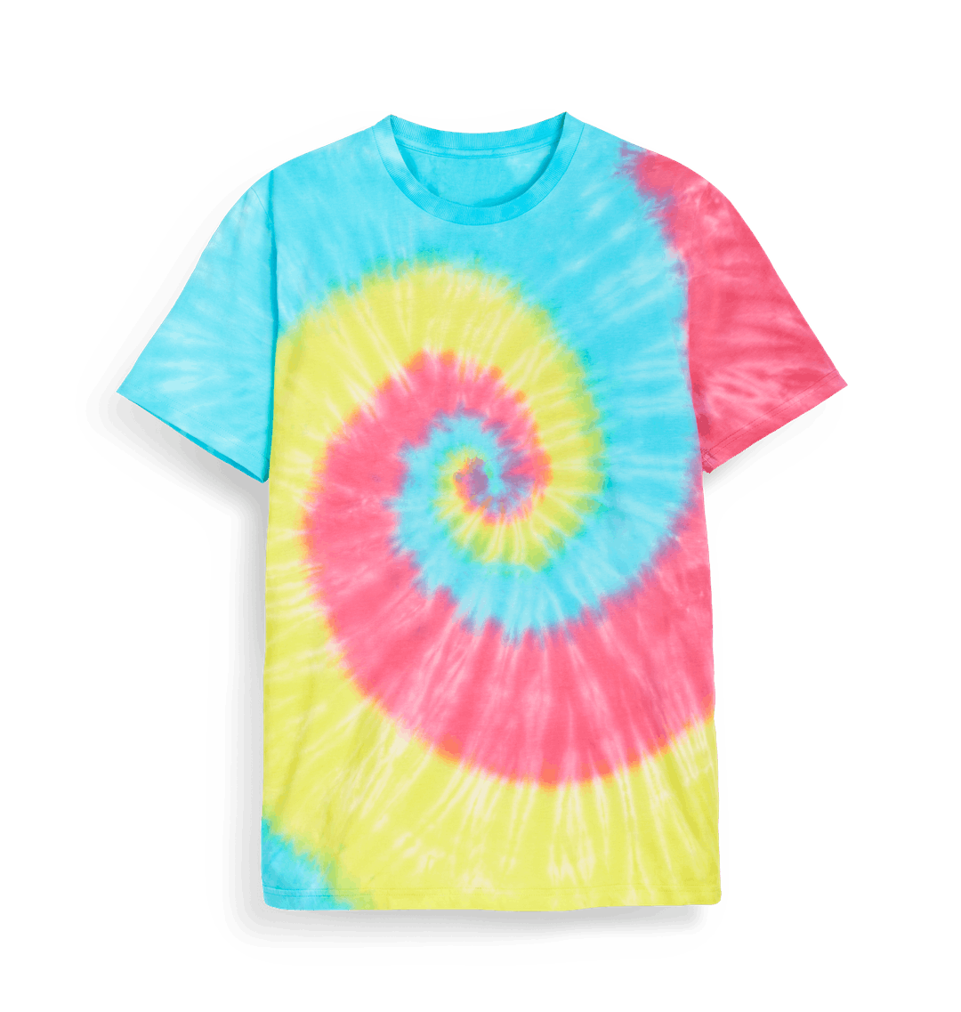 Tie Dye Printed T-shirt Front